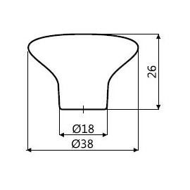 UCHWYT KASH  GC 01-ML2       GAŁKA  MEBL ***