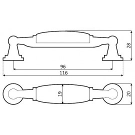 UCHWYT KASH  UC 02-ML03      UCHWYT MEBL ***