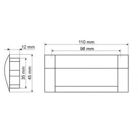 UA 08-0096-A0C00-G0004  UCHWYT MEBLOWY