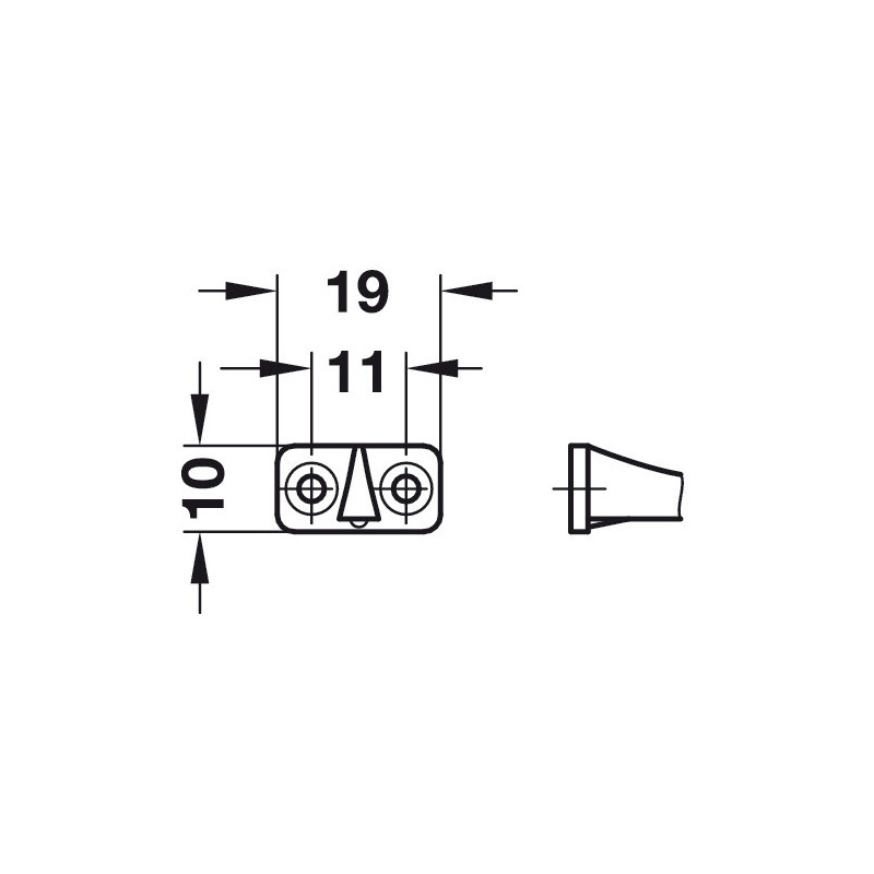 OGRANICZNIK OTWARC.20cm SZARY 366.73.200