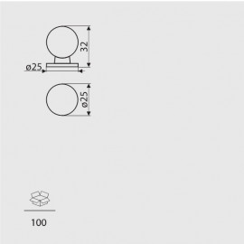 GN 32-G0006             GAŁKA MEBLOWA***