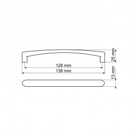 UN 40-0128-G0008-PL     UCHWYT MEBLOWY**