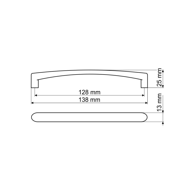 UN 40-0128-G0008-PL     UCHWYT MEBLOWY**
