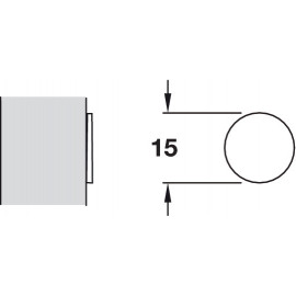 TIP-ON ITALIANA PŁYTKA fi-15 samoprzylepna 356.01.539