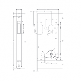 ZAMEK H MAGNET WPUSZCZ BB  911.23.653 ZAMEK H MAGNET WPUSZCZ BB  911.23.653