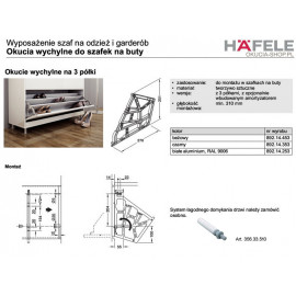 PÓŁKA NA BUTY 3-CZ    BEŻ         892.14.453