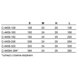 UCHWYT NOMET  C-4409  P59-G2     L-128 ***
