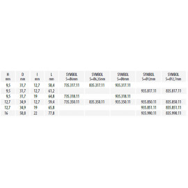 CMT FREZ 935.317.11 HM H9.5  D31.7 I12.7