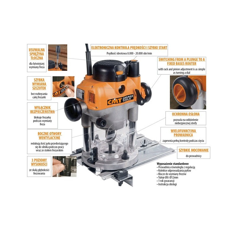 CMT FREZARKA CMT7E   2400W