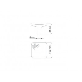 GU 03-GA011-L           GAŁKA MEBLOWA***