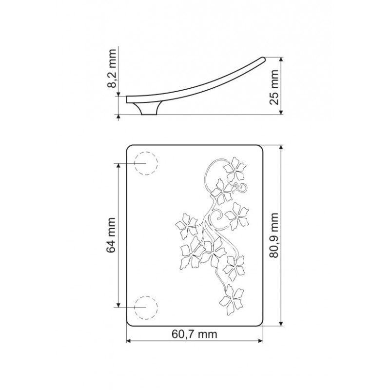 UN 03-0064-GA011-P      UCHWYT MEBLOWY**