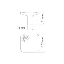 GU 03-G0004-L           GAŁKA MEBLOWA***