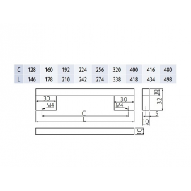 GTV UA A18/128/146/06  UCHWYT INOX ***