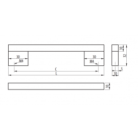 GTV UA A18/416/434/06  UCHWYT INOX ***