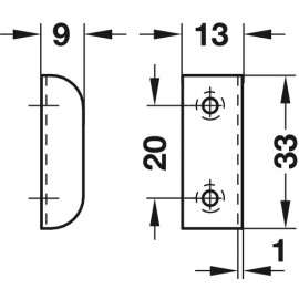 ZACZEP ZAMKA KĄTOWY                239.40.703