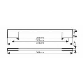 UN 71-0288-0320-G0008   UCHWYT MEBLOWY**