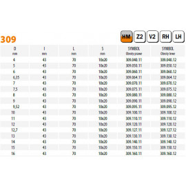 CMT WIERTO 309.100.12 HW D10 I43 L70  L