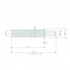 AMORTYZATOR P-M KALWADOS     RAL 8004