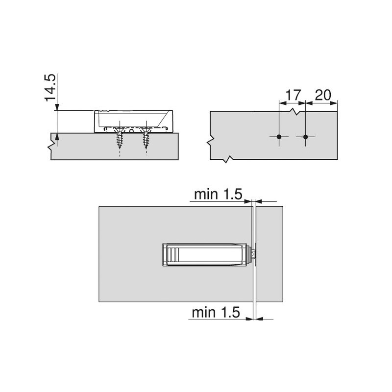 TIP-ON-ADAPTER PR KRÓTKI biały             956.1201