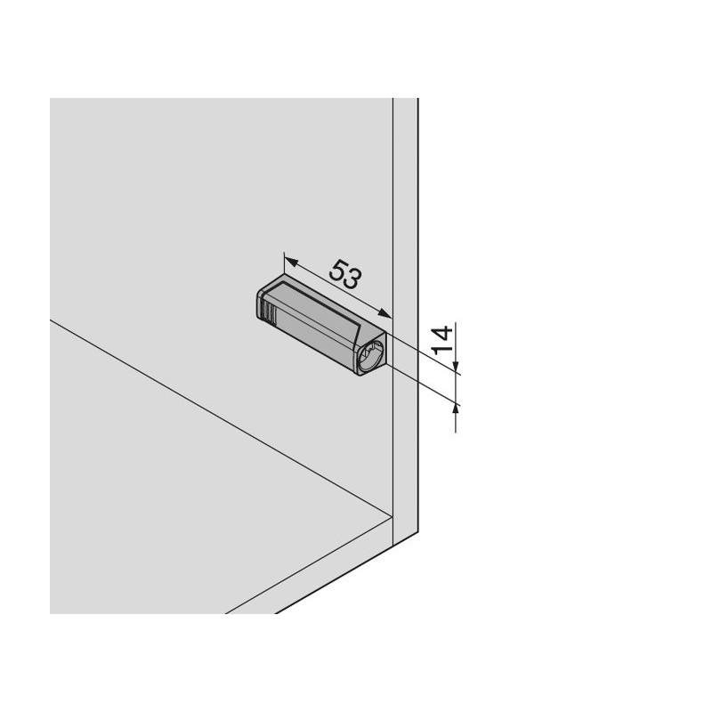 TIP-ON-ADAPTER PR KRÓTKI szary              956.1201