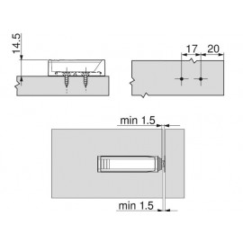 TIP-ON-ADAPTER PR KRÓTKI szary              956.1201