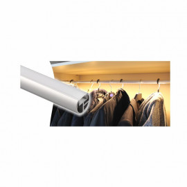 DRĄŻEK DO SZAFY PODŚWIETLANY ALUM 2m  fi-25      HL