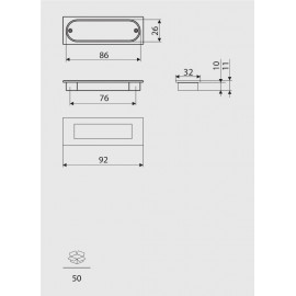 MD 13-0076-G0004        UCHWYT MEBLOWY ***