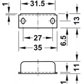 ZAMEK H ECONO 19mm     232.01.210 / 232.38.932