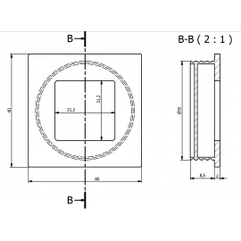 GTV UZ 00B226-20 UCHWYT WPUSZCZ. PRO/CZA 