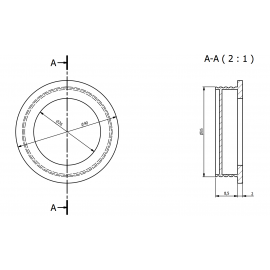 GTV UZ 00B224-20 UCHWYT WPUSZCZ. OK/CZA