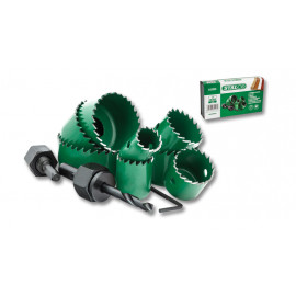 Zestaw otwornic STALCO 63-127mm           27908