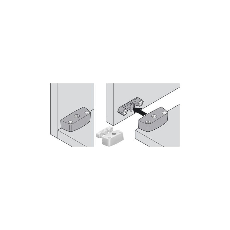 ZŁĄCZE BLUM  OBUD+ŁĄCZ  40.2000    BRĄZ