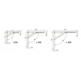 WSPORNIK PÓŁKI 400 SATYNA