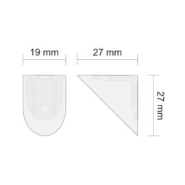 ZŁĄCZE MEBLOWE AP Z-02 POPIEL              op.80
