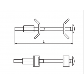 ZŁĄCZE ŚRUBOWE DO BLATÓW L- 65