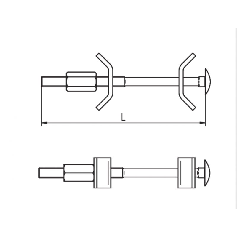 ZŁĄCZE ŚRUBOWE DO BLATÓW L-120