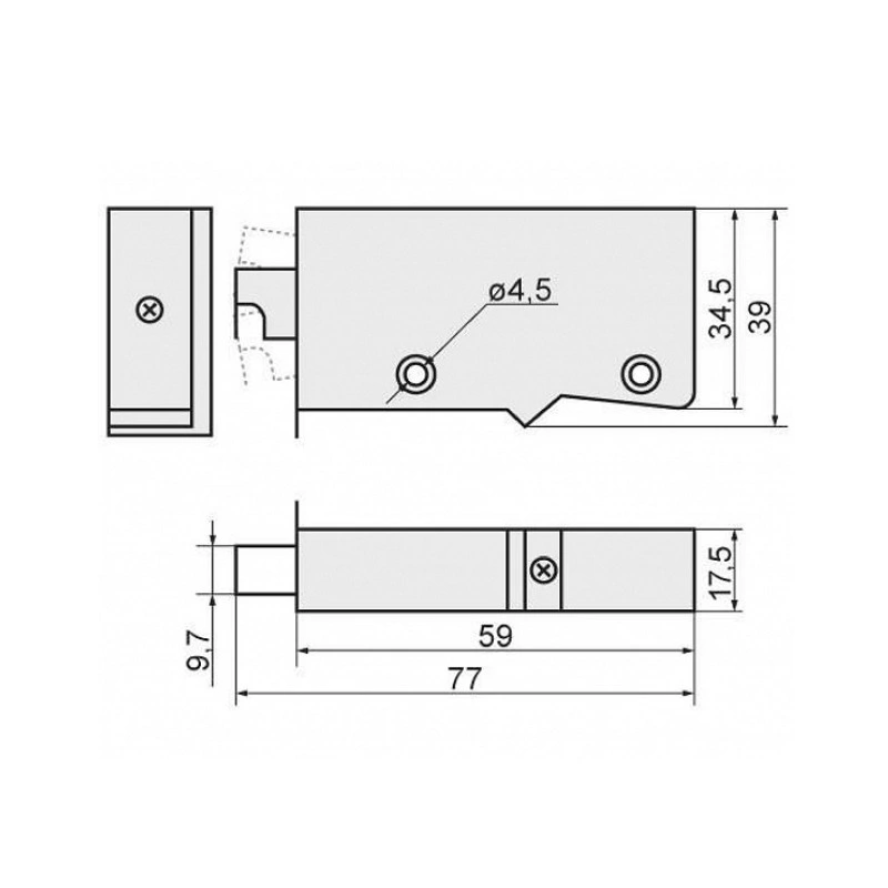 ZAWIESZKA UNIWERSALNA WŁOSKA BRĄZ C.