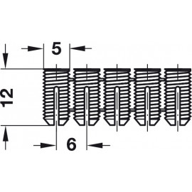 MUFA ROZPOROWA  M5x12         042.98.051 MUFA ROZPOROWA  M5x12         042.98.051