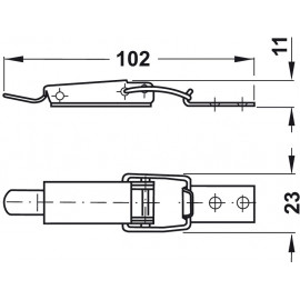 OKUCIA STOŁU H ZAPINKA        380.52.925