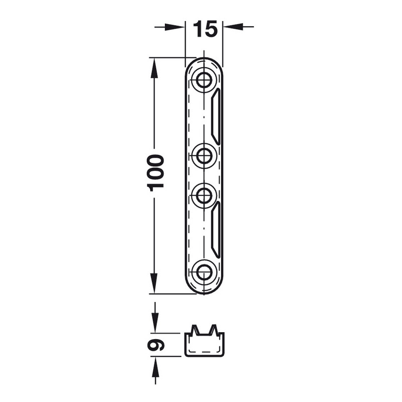 OKUCIE DO ŁÓŻKA 130MM         271.03.930
