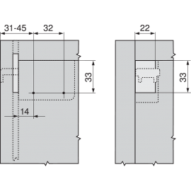 ZAWIESZKA BLUM  BIAŁA PRAWA  48N0510.02S