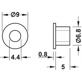 TULEJA DO SZKŁA WCISKANA     0037.03.010