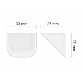 ZŁĄCZE MEBLOWE AP MAX Z-02 WENGE     op.50