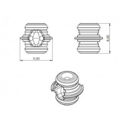 ZŁĄCZE FITTING SNAP MĘSKIE  11.06.018    GRYC