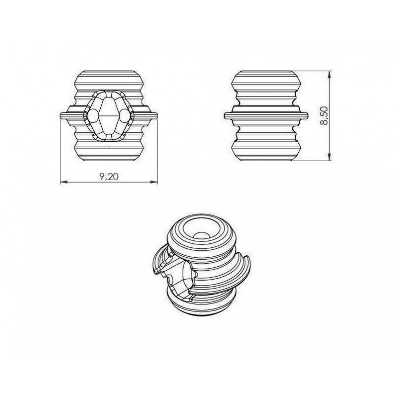ZŁĄCZE FITTING SNAP MĘSKIE  11.06.018    GRYC