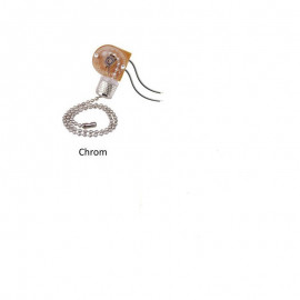 WYŁĄCZNIK ŁAŃCUSZKOWY      SREBRNY