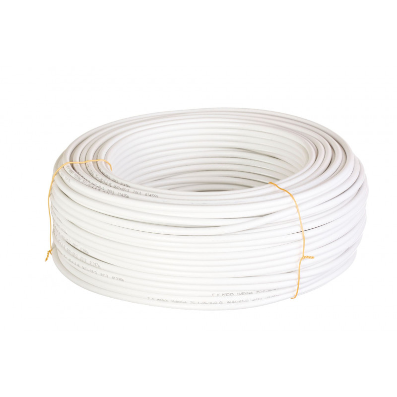 PRZEWÓD 300V X 0.75 MM2           BIAŁY PRZEWÓD 300V X 0.75 MM2           BIAŁY