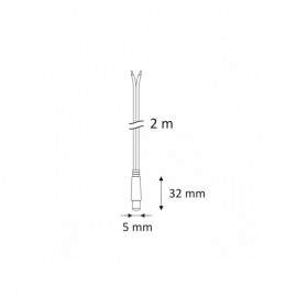 PRZEWÓD Z WTYCZKĄ  DO JACK   2mb      HL