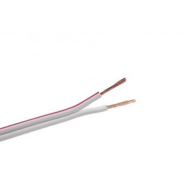 PRZEWÓD DO LED 2x0,35 mm2 BIAŁY (op.100m)