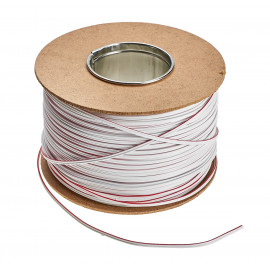 PRZEWÓD DO LED 2x0,35 mm2 BIAŁY (op.100m)